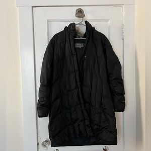Eddie Bauer down winter coat with fur lined hood